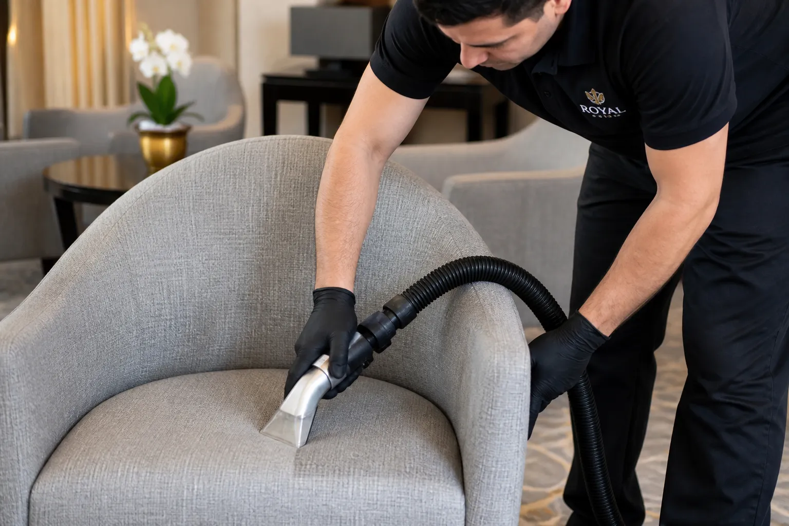 Hotel upholstery maintenance: care and frequency