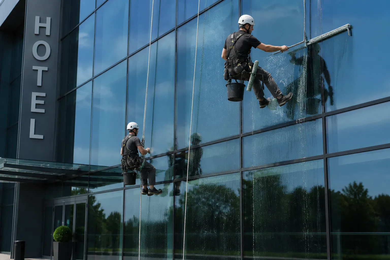 Hotel facade cleaning: when and how to do it