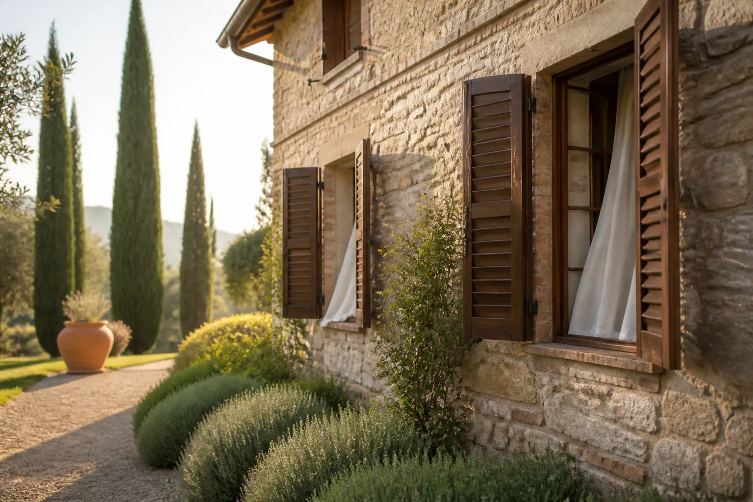 Tuscan farm stay reopening for the season with windows thrown open